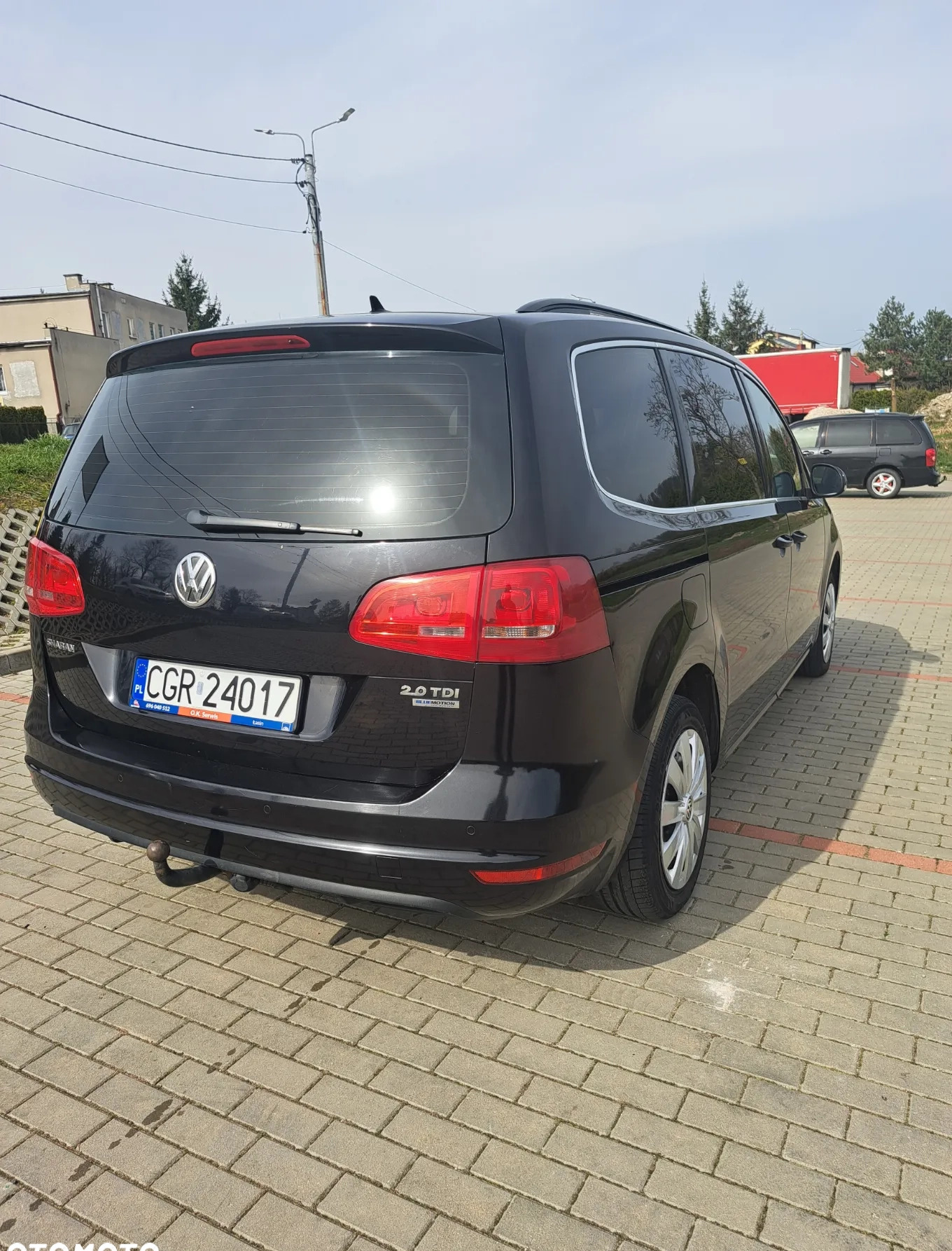 Volkswagen Sharan cena 41000 przebieg: 255000, rok produkcji 2012 z Łasin małe 326